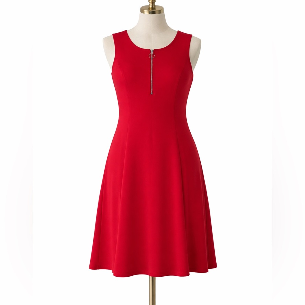 Nine West Red Sleeveless Dress -Women’s sz 8